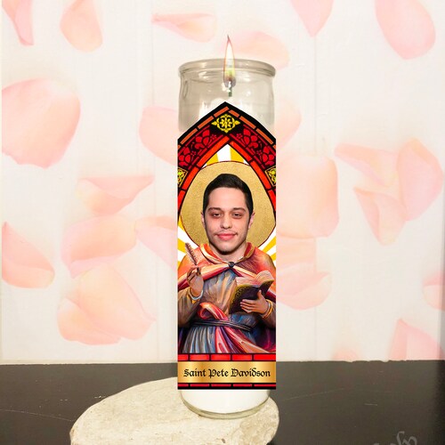 Celebrity Comedian Prayer Candle Digitally Illustrated Etsy