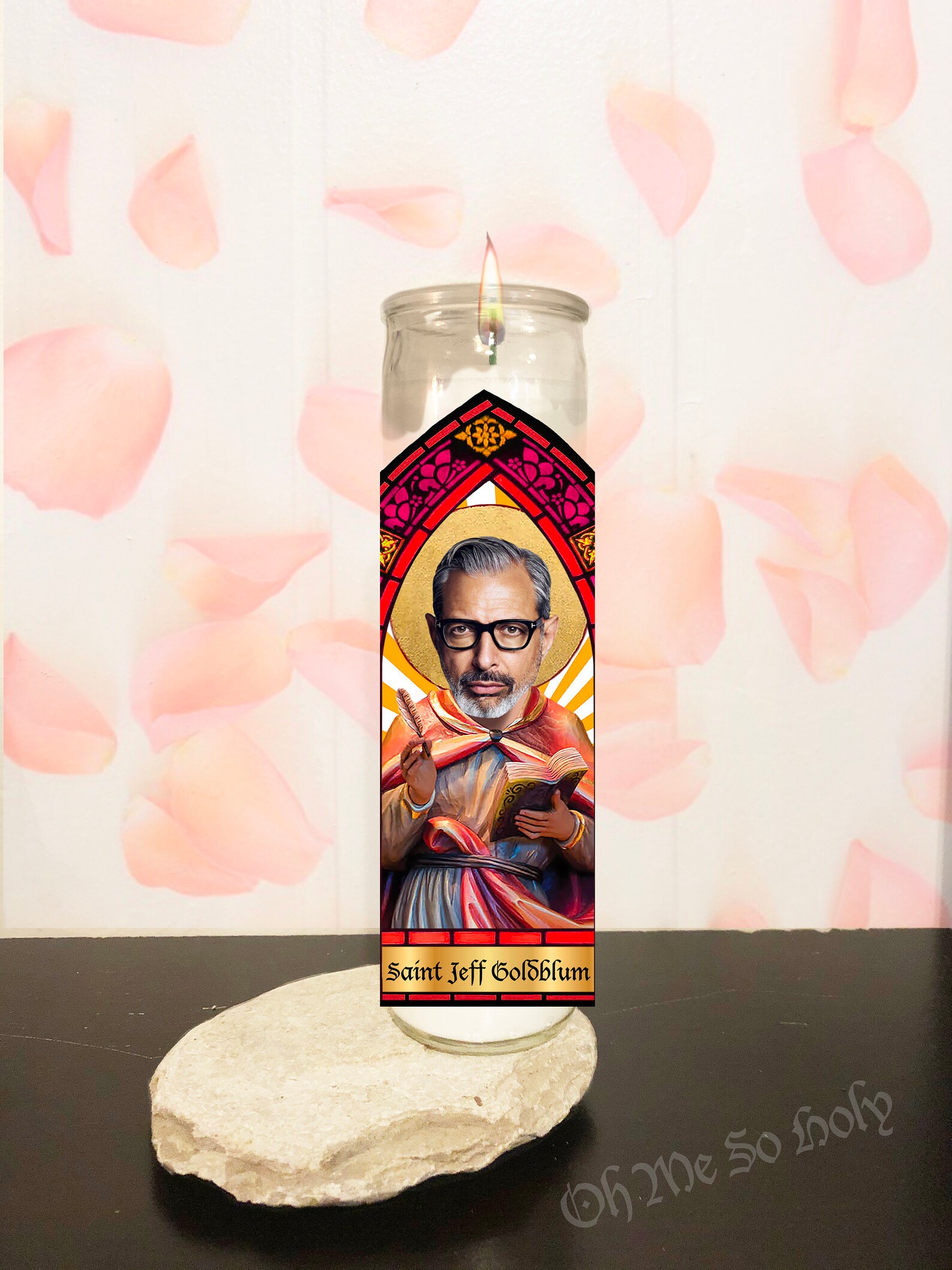 Celebrity Actor Prayer Candle Votive Candle Digitally - Etsy