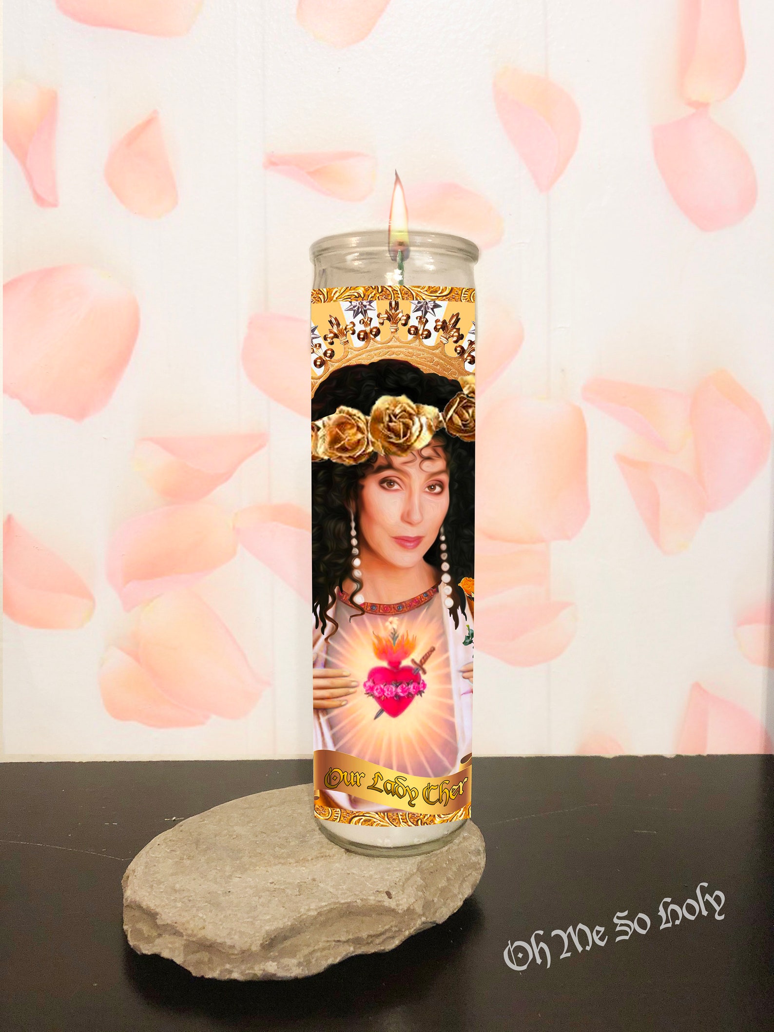 Request A Saint Custom Saint Candles Personalized Prayer Etsy