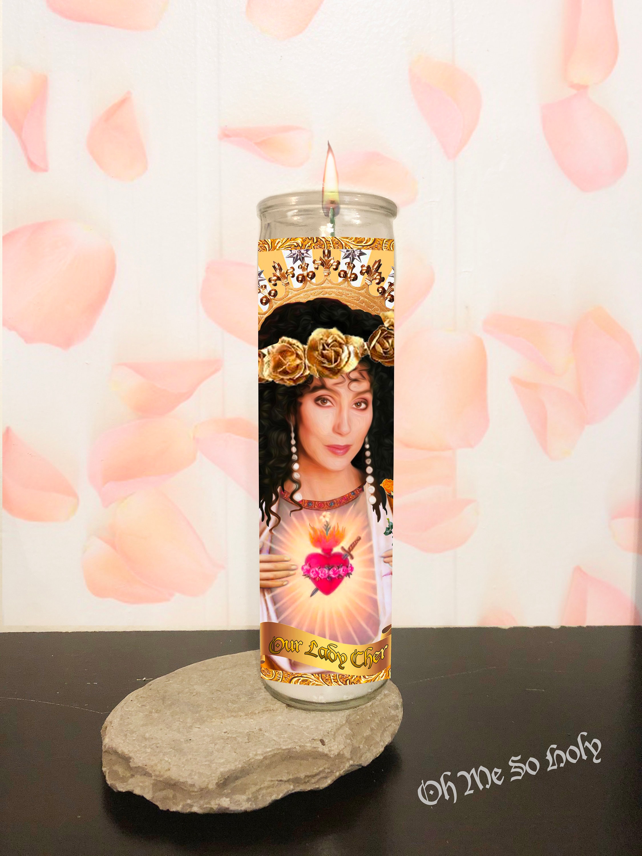 Request A Saint Custom Saint Candles Personalized Prayer Etsy