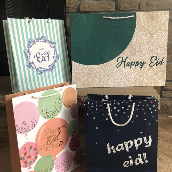 SALE! Eid Gift Bag, Happy Eid Party Paper Bag