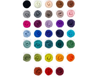 Extrafine Merino wool roving 18.5 mic Superfine Merino tops for spinning fiber Fine soft wet felting Nuno felting Needle felting wool top