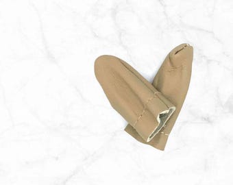 Protectores de dedos de cuero Fundas para dedos de fieltrado con aguja Protectores para dedos pulgar e índice Suministros de fieltrado Canadá