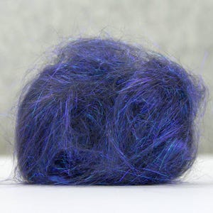 Angelina-vezelviltbenodigdheden 5 g-10 g Angelina-vezel voor spinnen Art batt weven Decoratieve blauweregen blauwe glitter schittering woleffecten