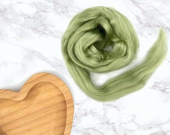 Fibra de bambú para hilar. Mecha vegana para fieltrar, cabello de muñecas, mezclar, tejer. Fibra de origen vegetal. Viscosa. Rayón superior. Canadá.