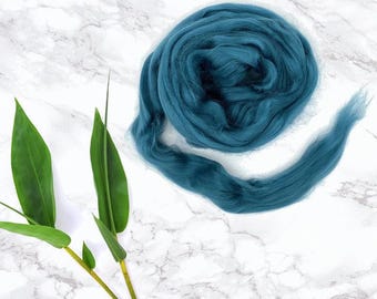 Fibra de bambú para fieltrar Mecha de lana vegana para hilar, pelo de muñecas, mezclar, tejer Fibra de origen vegetal Rayón Viscosa Canadá