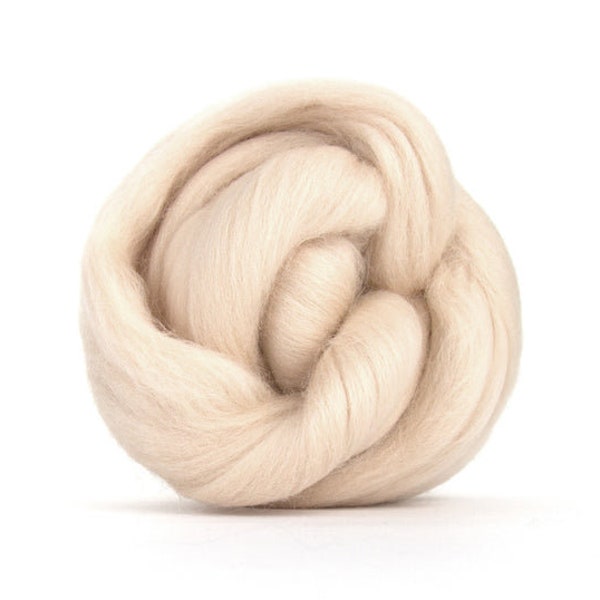 Merino wool roving for spinning Wet felting wool Spinning fiber Combed Merino top neutral Beige skin needle felting wool Canada