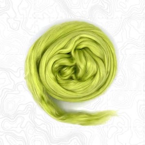 Silk roving for felting Mulberry silk fiber for spinning Grade A Weaving Blending Nuno Wet Needle felting wool top