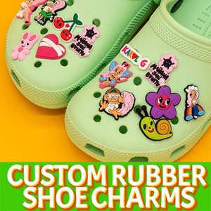 Personalized Shoe Charms From 50pcs - Custom Clog Charms With Your Own Logo