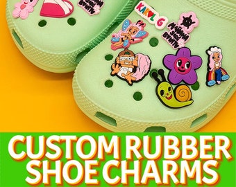 Personalized Shoe Charms From 50pcs - Custom Clog Charms With Your Own Logo