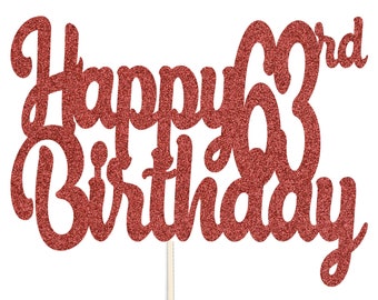 Happy 63rd Birthday Etsy Happy 63rd Birthday Etsy