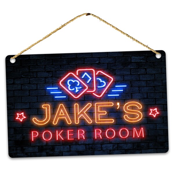 Poker Neon Sign Etsy