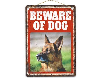 personalised beware of the dog signs