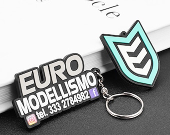 Custom Rubber Silicone Keychains - Personalized 3D PVC Soft Keychains
