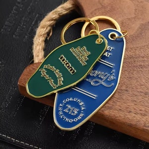 Custom Motel Keychains From 50pcs - Personalized Hotel Keychains Wholesale Bulk