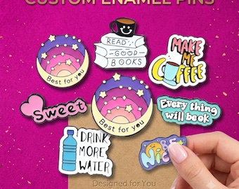 Custom Enamel Lapel Pin - Personalized Soft Enamel Brooch With Your Own Logo