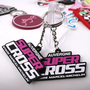 Custom Keychain, Company Logo Gift, Promotional Gift, Silicone Keychain, Rubber Keyring