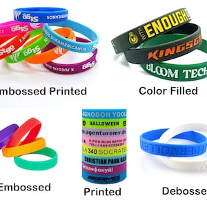 Custom Silicone Wristbands - Personalized Rubber Bracelets For Events & Awareness