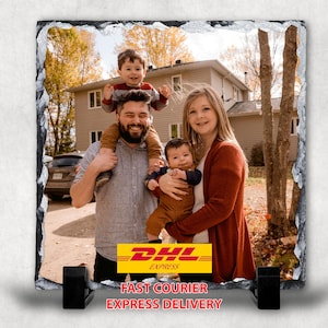 Photo Slate, Photo Granite, Personalized Photo Stone, Multiple Sizes Available