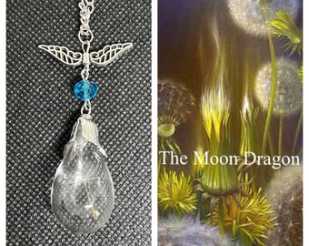 Magical Enchanted Dandelion Wishing Amulet