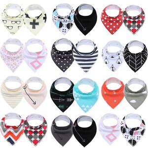 2 pc Bandana Drool Bibs