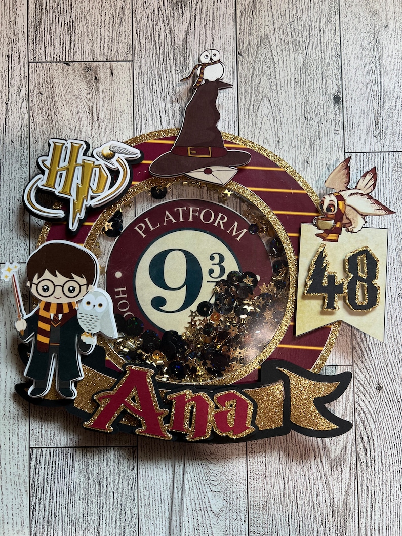 Harry Potter Cake Topper Etsy