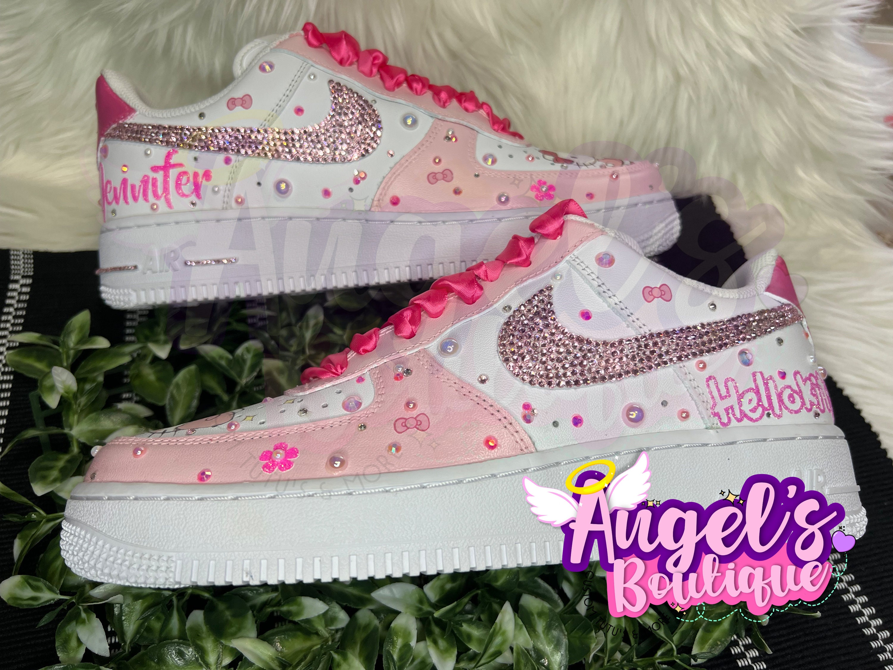 Bling Quinceanera Air Force 1s Af1s Etsy