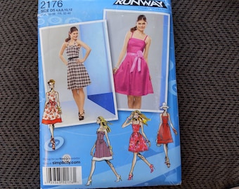 2176 UNCUT Simplicity Pattern Misses Project Runway Dress Spring Sundress Summer