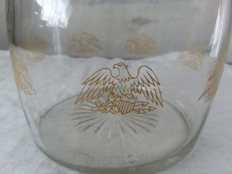 Vintage Log Cabin Syrup Container Eagle Design Retro Syrup Etsy