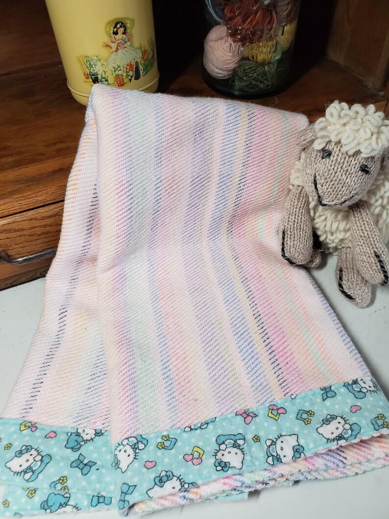 Handwoven Baby Blanket Stripes Etsy
