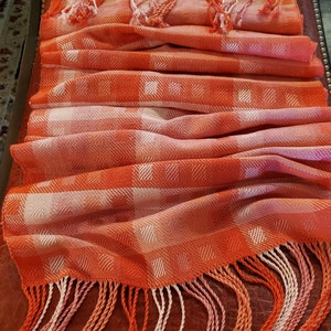 Handwoven Shawl, Pink Shawl, Summer Shawl, Spring Shawl, Beach Coverup, Gift for Her, Mother&#39;s Day Gift, Handmade