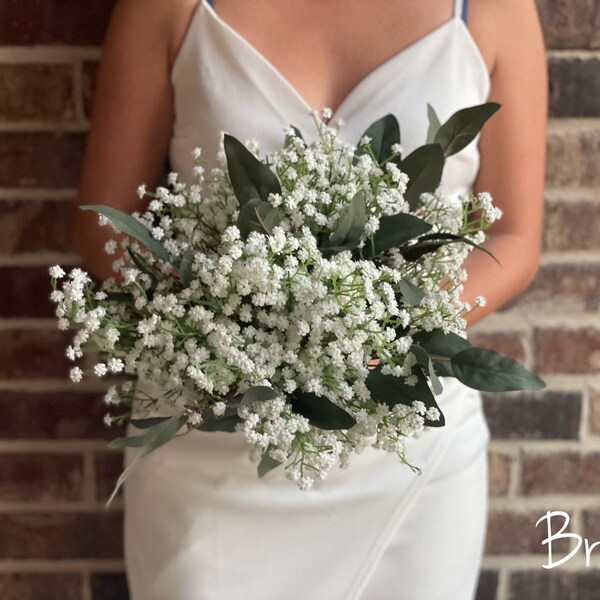 Babys Breath Bouquet Etsy