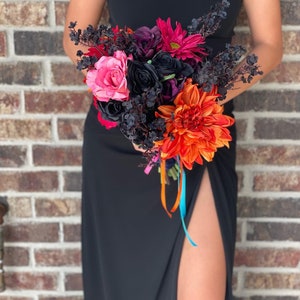 Black and Colorful Bouquet Spring and Fall Bouquet