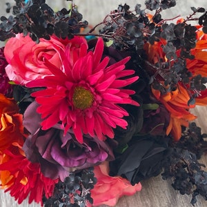 Black and Colorful Bouquet Spring and Fall Bouquet image 4