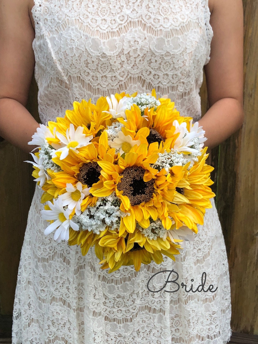 Sunflower brooch hotsell bouquet