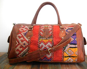 kilim duffle bolsa