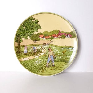 Villeroy and Boch Collection plate Heinrich - Farmer in summer - Wall plate ceramics - 90s