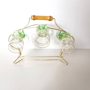 60s cognac glasses - Beautiful cognac snifter on a frame -