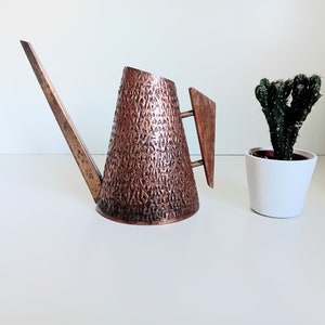 Vintage watering can - small cactus watering can - 60s decoration - beautiful watering can - rockabilly