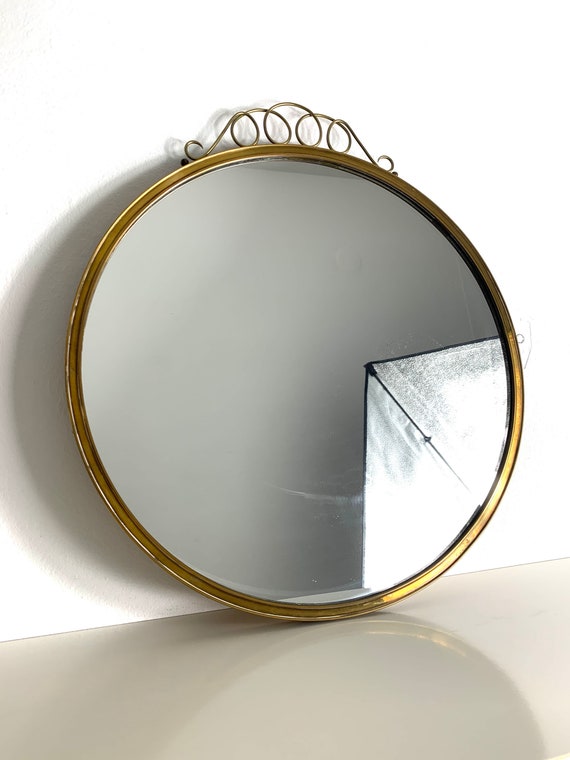 Munich Decorative Mirror Small Furniture - 50s/60s Brass