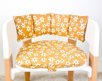 Daisy Stokke Steps High Chair Cushion: Organic Cotton Nursery Decor