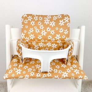 Cotton Cushion Compatible with Stokke Tripp Trapp Classic High Chair, Neutral Stokke Cushion, Highchair cushion, Neutral Tripp Trapp Kissen