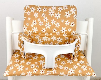 Custom Handmade High Chair Cushion Compatible with Stokke Tripp Trapp, Baby Seat Pad Cover