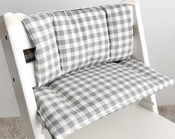 Wipeable Personalized Cushion for Stokke Tripp Trapp High Chair – Coated Highchair Cushion | Tripp Trapp Kissen Beschichtet