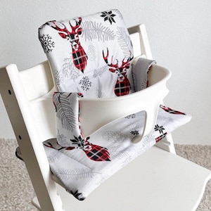 Christmas Gifts for Kids | Wipeable Cushion Compatible with Stokke Tripp Trapp High, Kissen Beschichtet, Tripp Trapp Kissen
