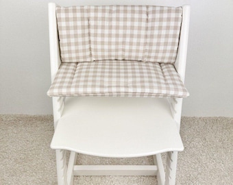 Personalized High Chair Cushion | Wipeable Baby Seat Pad | Custom Chair Insert