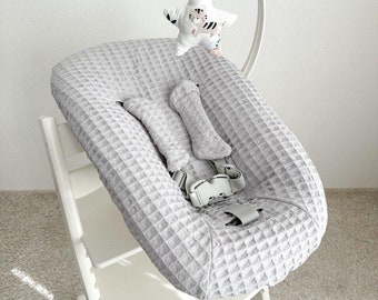 Funda de bebé personalizada para Stokke Tripp Trapp / Reemplazo de asiento para recién nacidos / Regalo personalizado para bebé