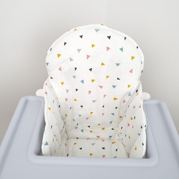 IKEA ANTILOP cushion Ikea antilop highchair Cotton insert for Ikea antilop highchair , washable liner for Ikea Antilop feeding highchair