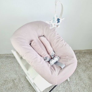 Velvet Cover for Stokke Tripp Trapp Newborn Set – Soft Newborn Seat Cover Replacement