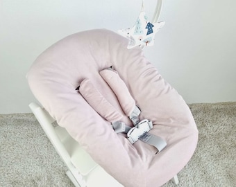 Handmade Pink Velvet Cover Compatible with Stokke® Tripp Trapp Newborn Set